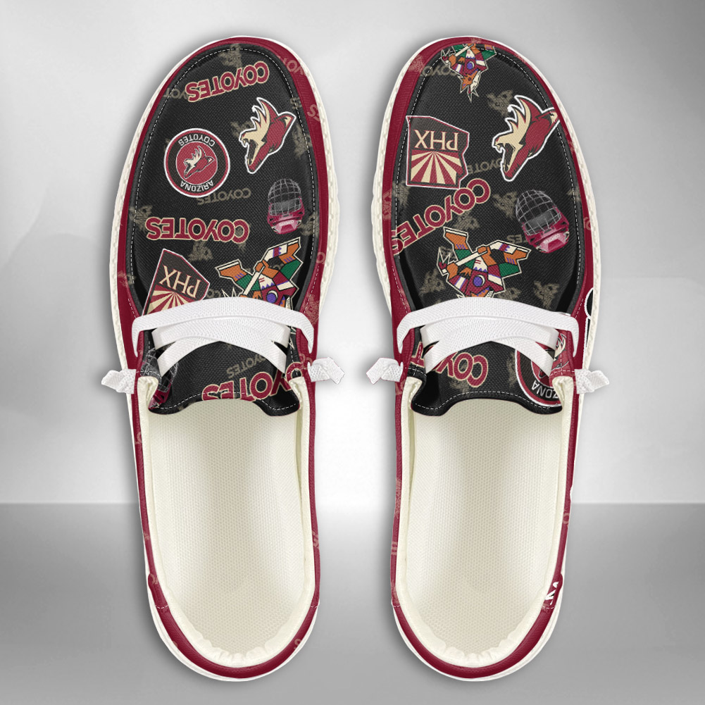 Arizona Coyotes NHL Personalized Hey Dude Shoes For Men And Women ST12381