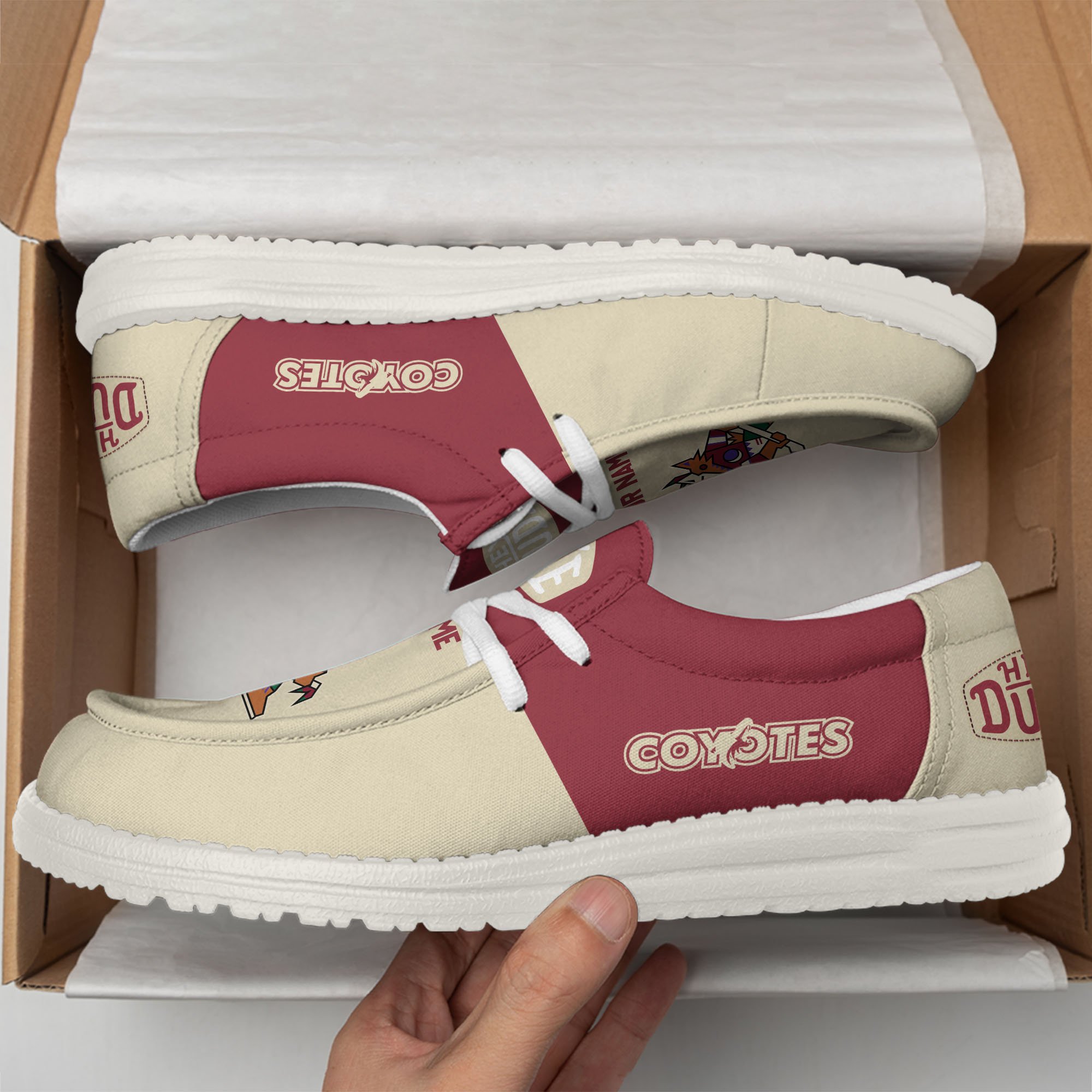 Arizona Coyotes Personalized Hey Dude Shoes For Men And Women ST10852