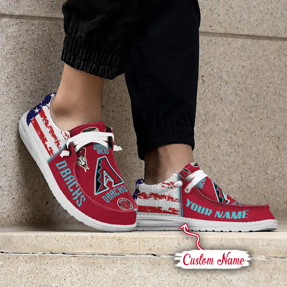 Arizona Diamondbacks MLB Personalized Hey Dude Shoes For Men And Women ST5684