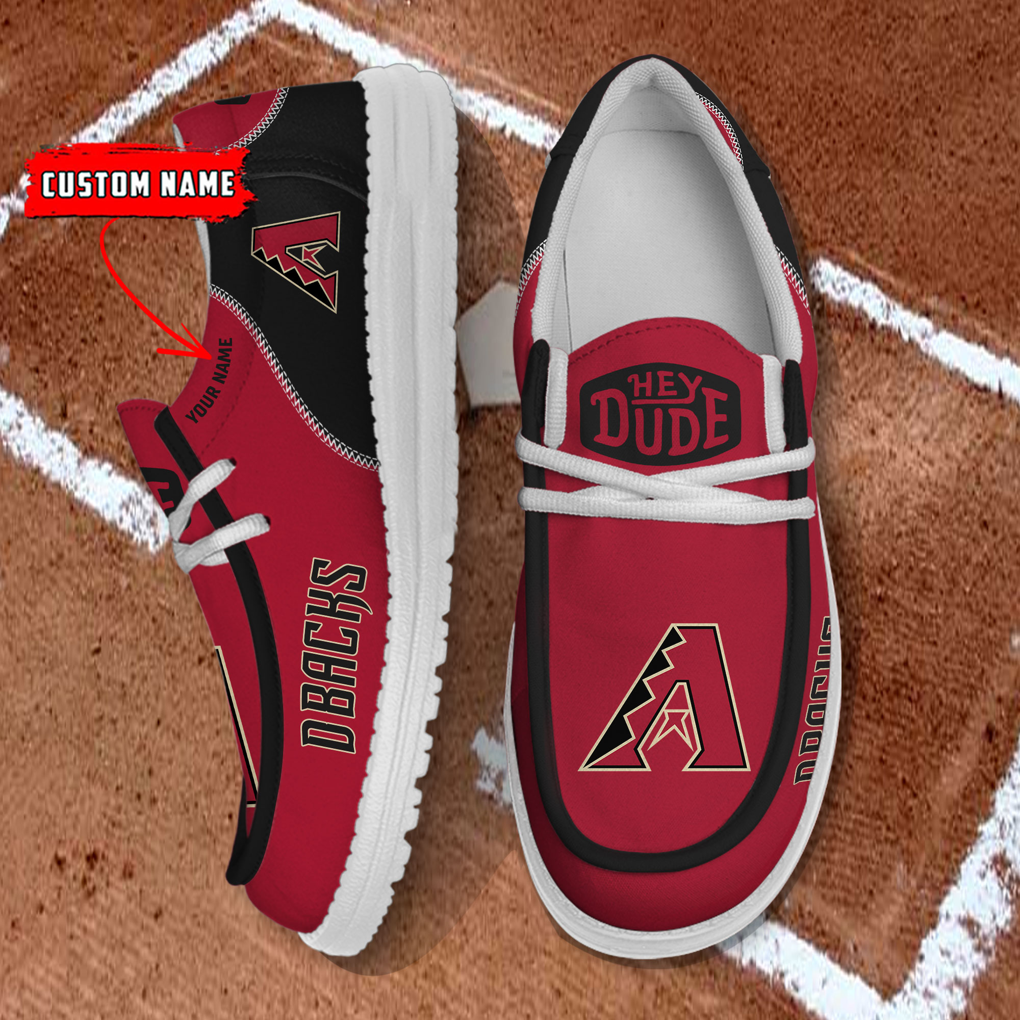 Arizona Diamondbacks Personalized Hey Dude Shoes For Men And Women ST9849