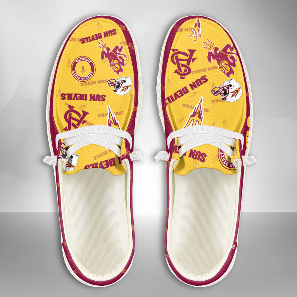 Arizona State Sun Devils NCAA Personalized Hey Dude Shoes For Men And Women ST12101