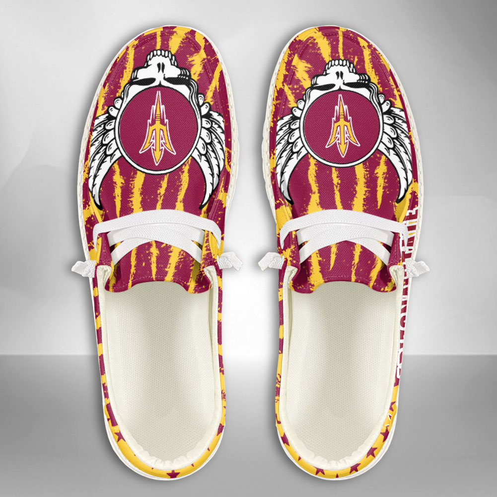 Arizona State Sun Devils NCAA Personalized Hey Dude Shoes For Men And Women ST14157