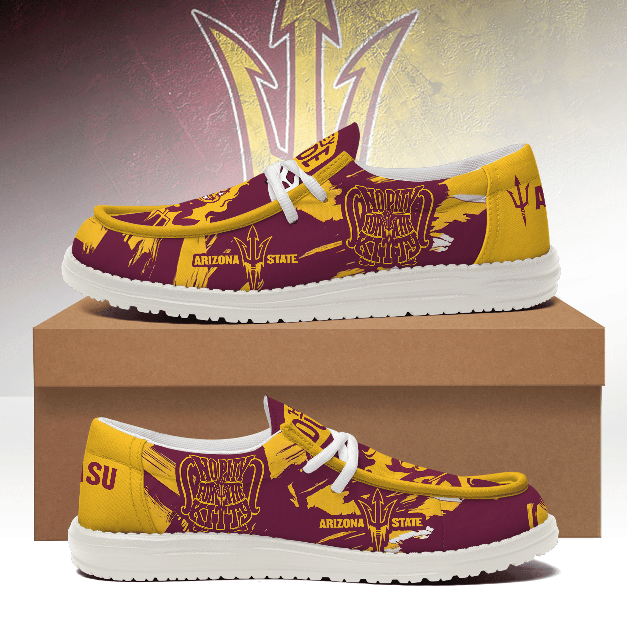 Arizona State Sun Devils Personalized Hey Dude Shoes For Men And Women ST6154