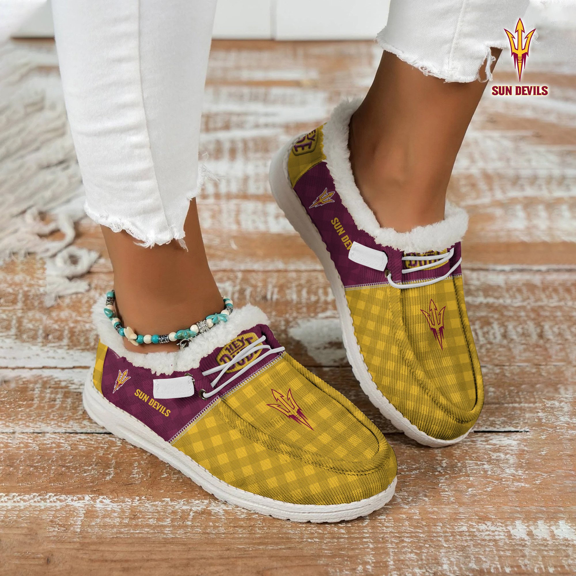 Arizona State Sun Devils Personalized Hey Dude Shoes For Men And Women ST6517