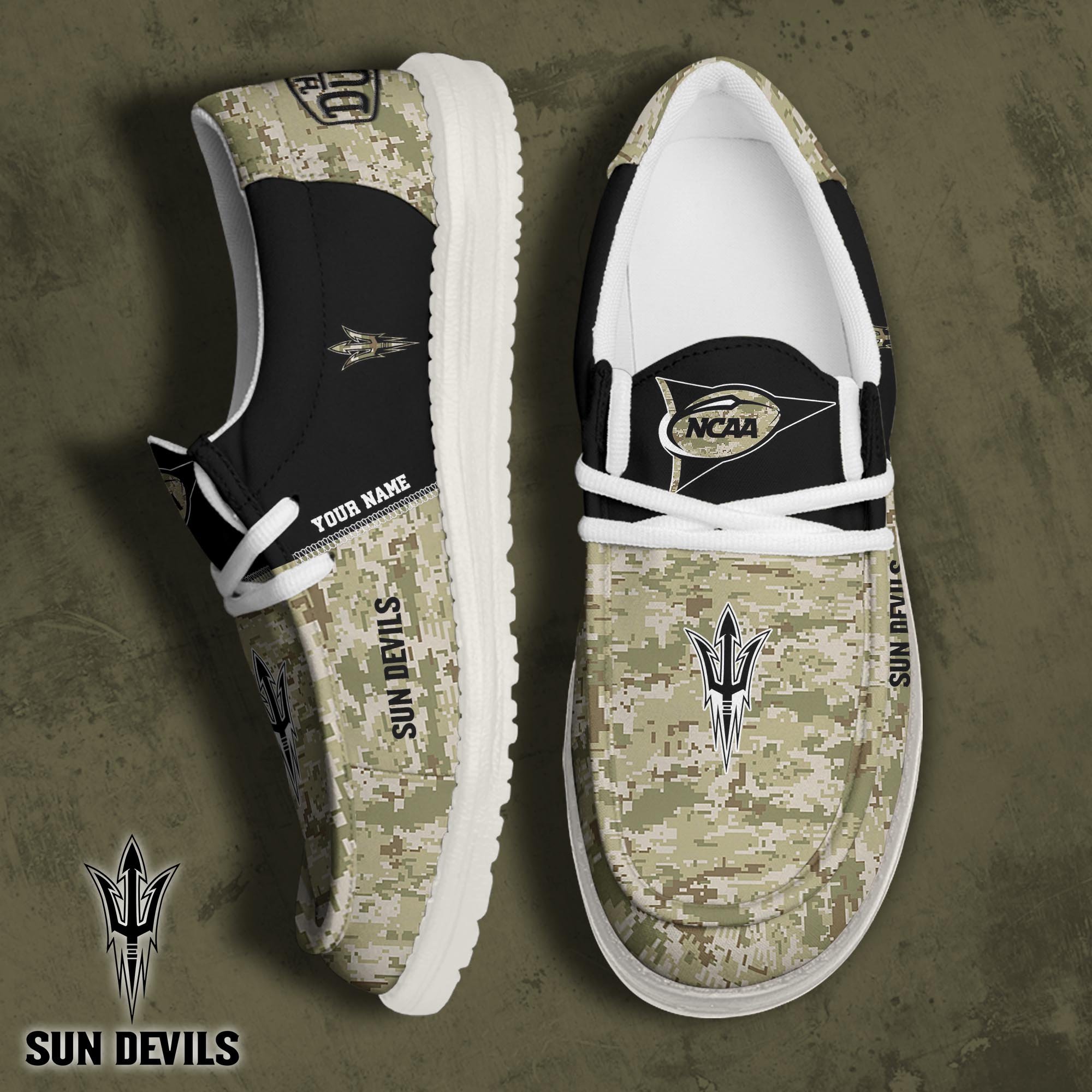 Arizona State Sun Devils Personalized Hey Dude Shoes For Men And Women ST6751