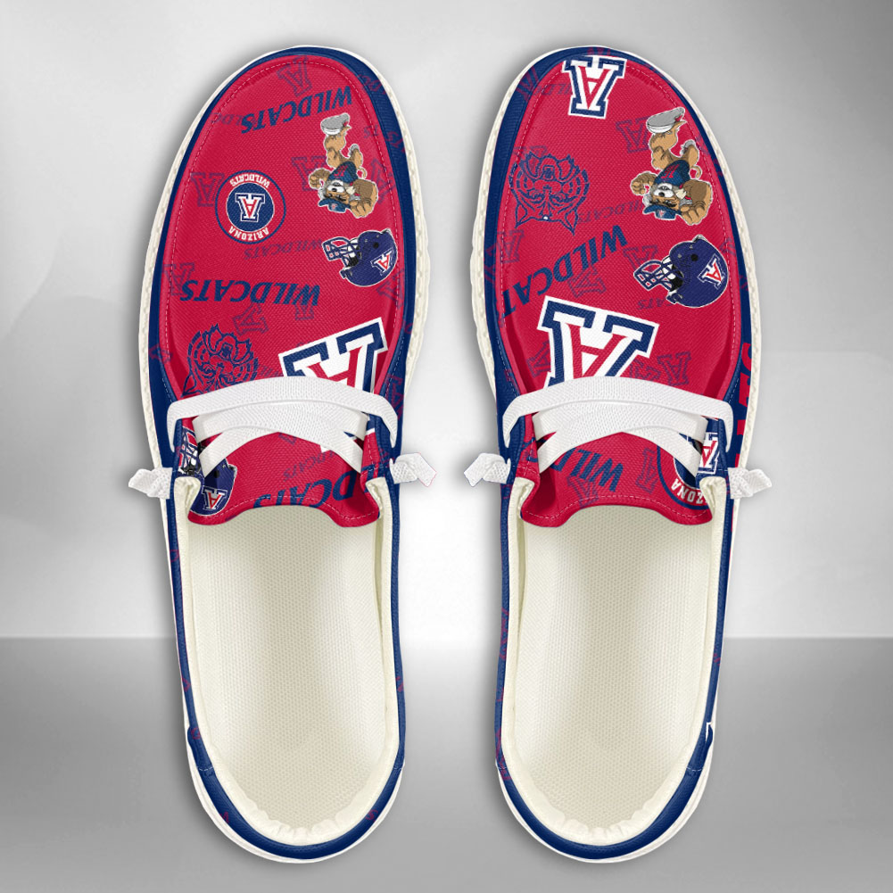 Arizona Wildcats NCAA Personalized Hey Dude Shoes For Men And Women ST12861