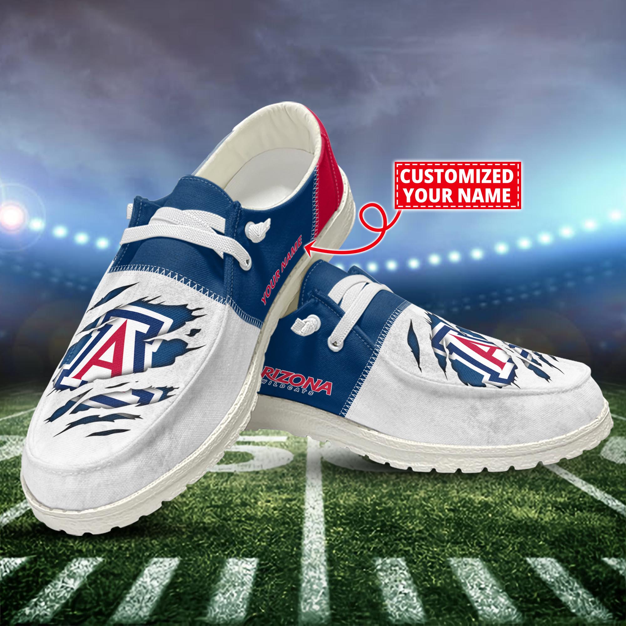 Arizona Wildcats Personalized Hey Dude Shoes For Men And Women ST15151