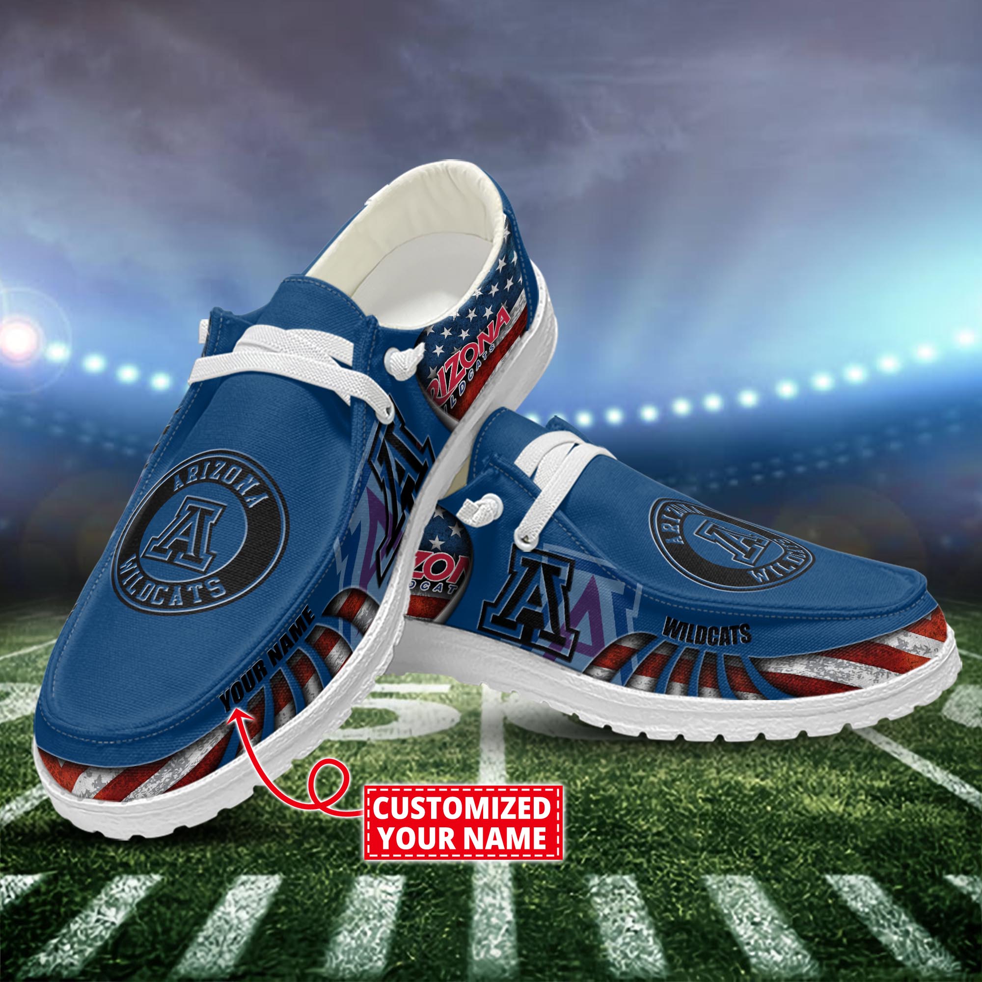 Arizona Wildcats Personalized Hey Dude Shoes For Men And Women ST15758