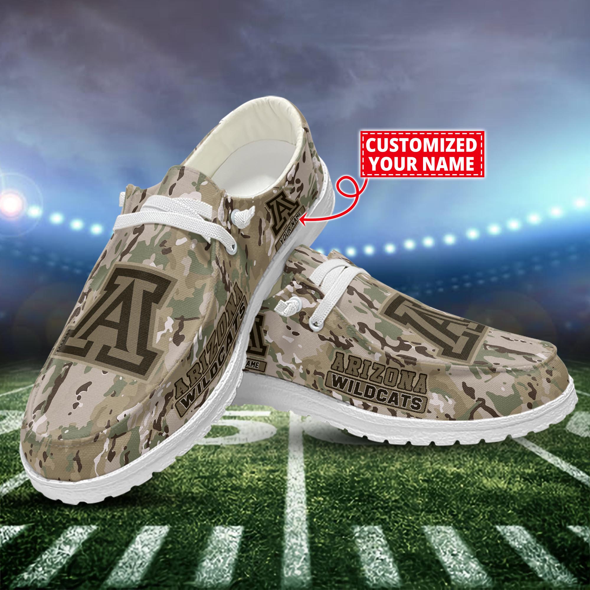 Arizona Wildcats Personalized Hey Dude Shoes For Men And Women ST15894