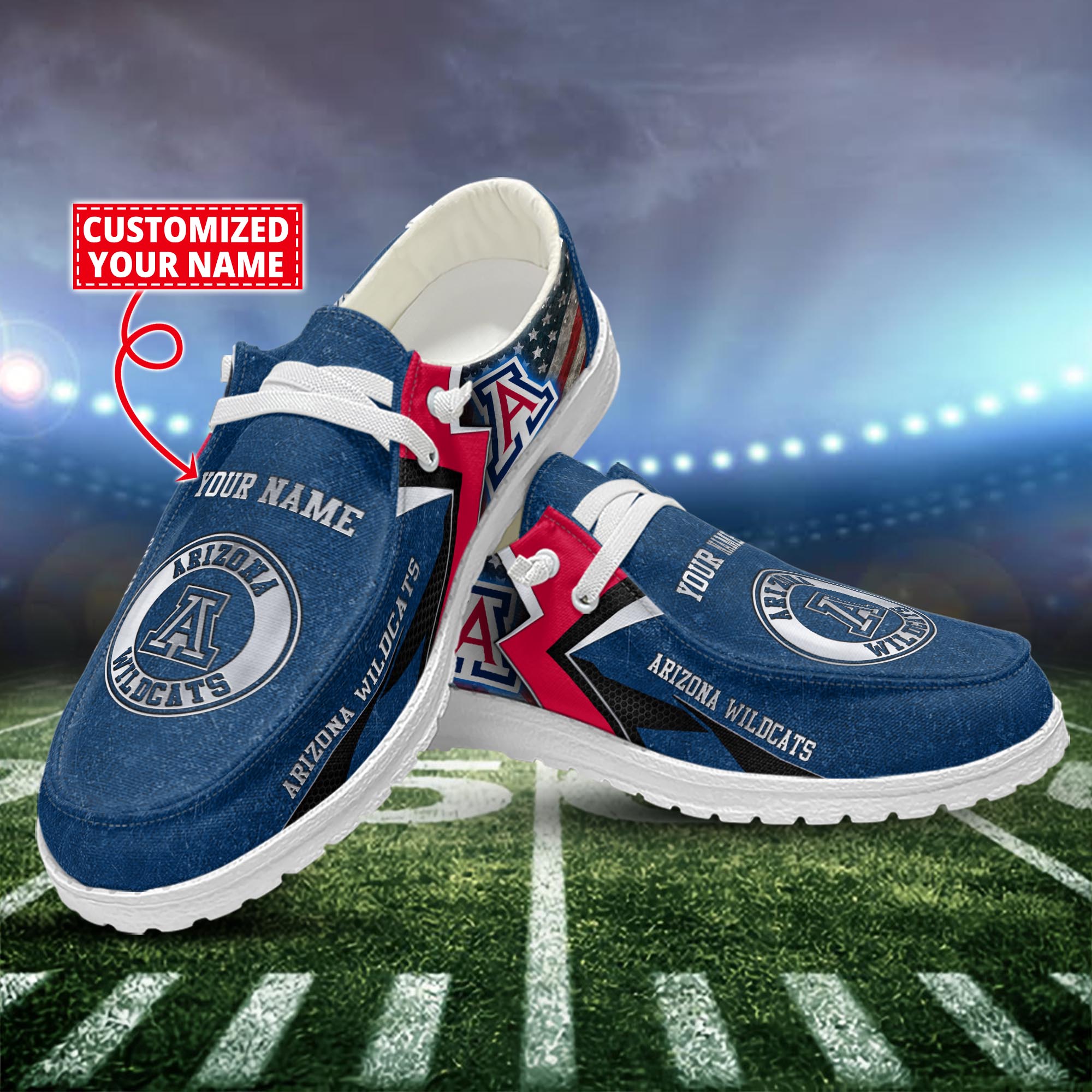 Arizona Wildcats Personalized Hey Dude Shoes For Men And Women ST15967