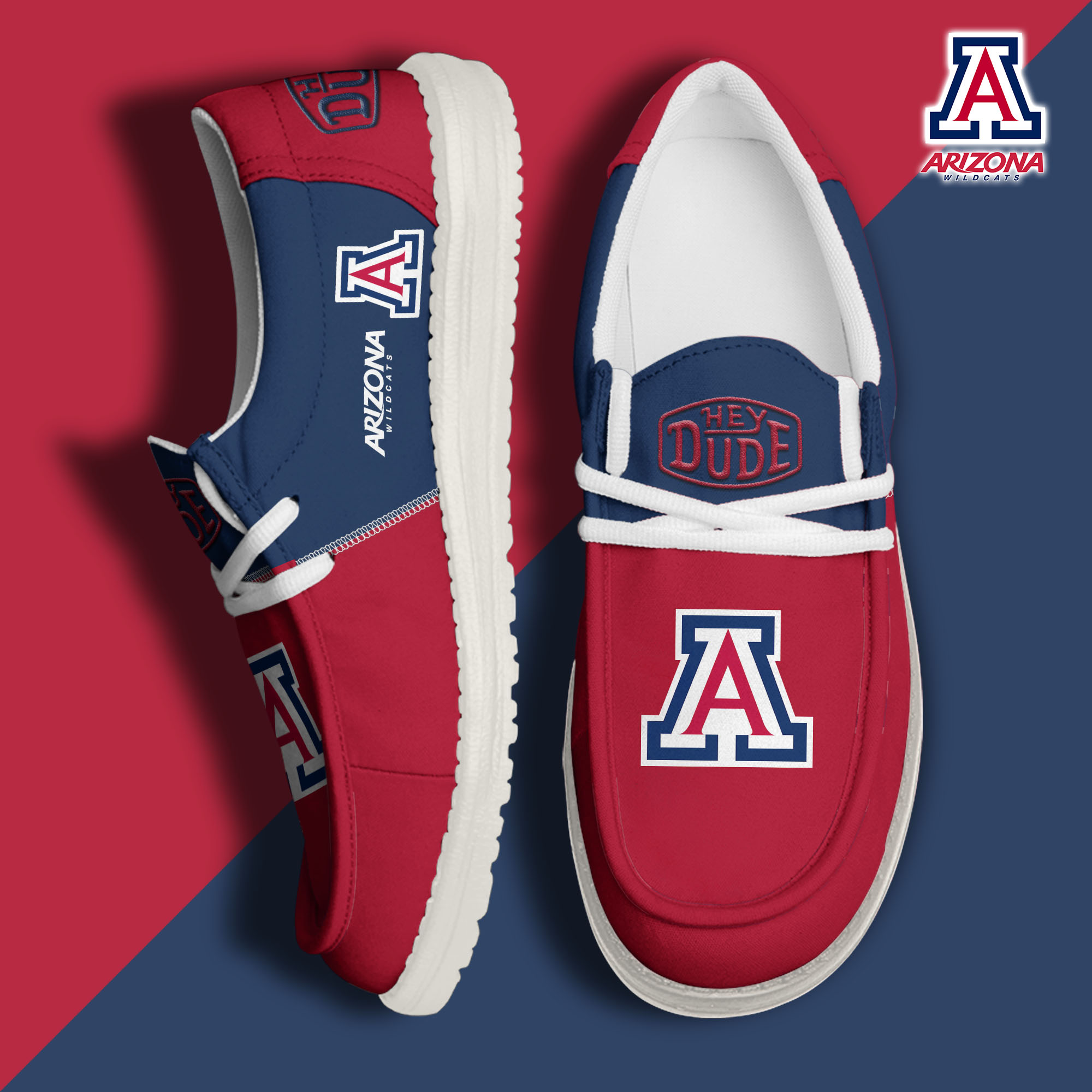 Arizona Wildcats Personalized Hey Dude Shoes For Men And Women ST4686