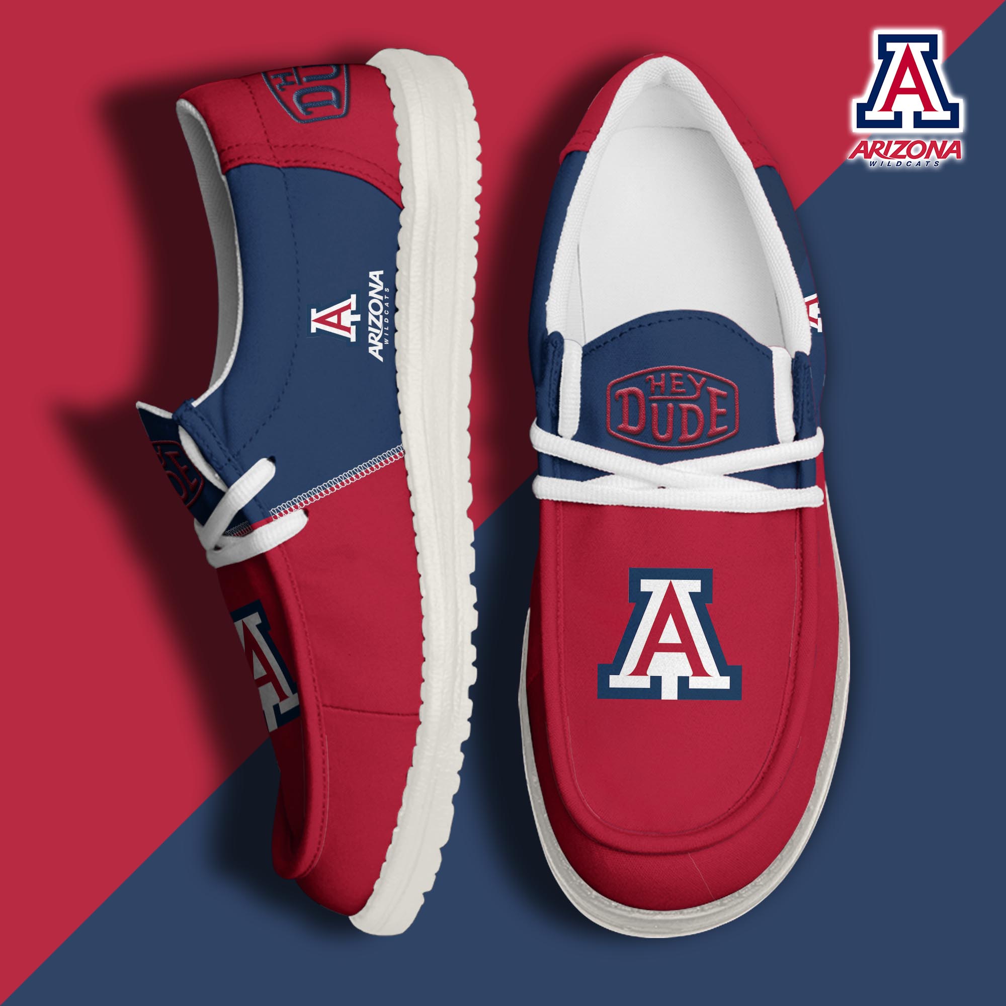 Arizona Wildcats Personalized Hey Dude Shoes For Men And Women ST4859