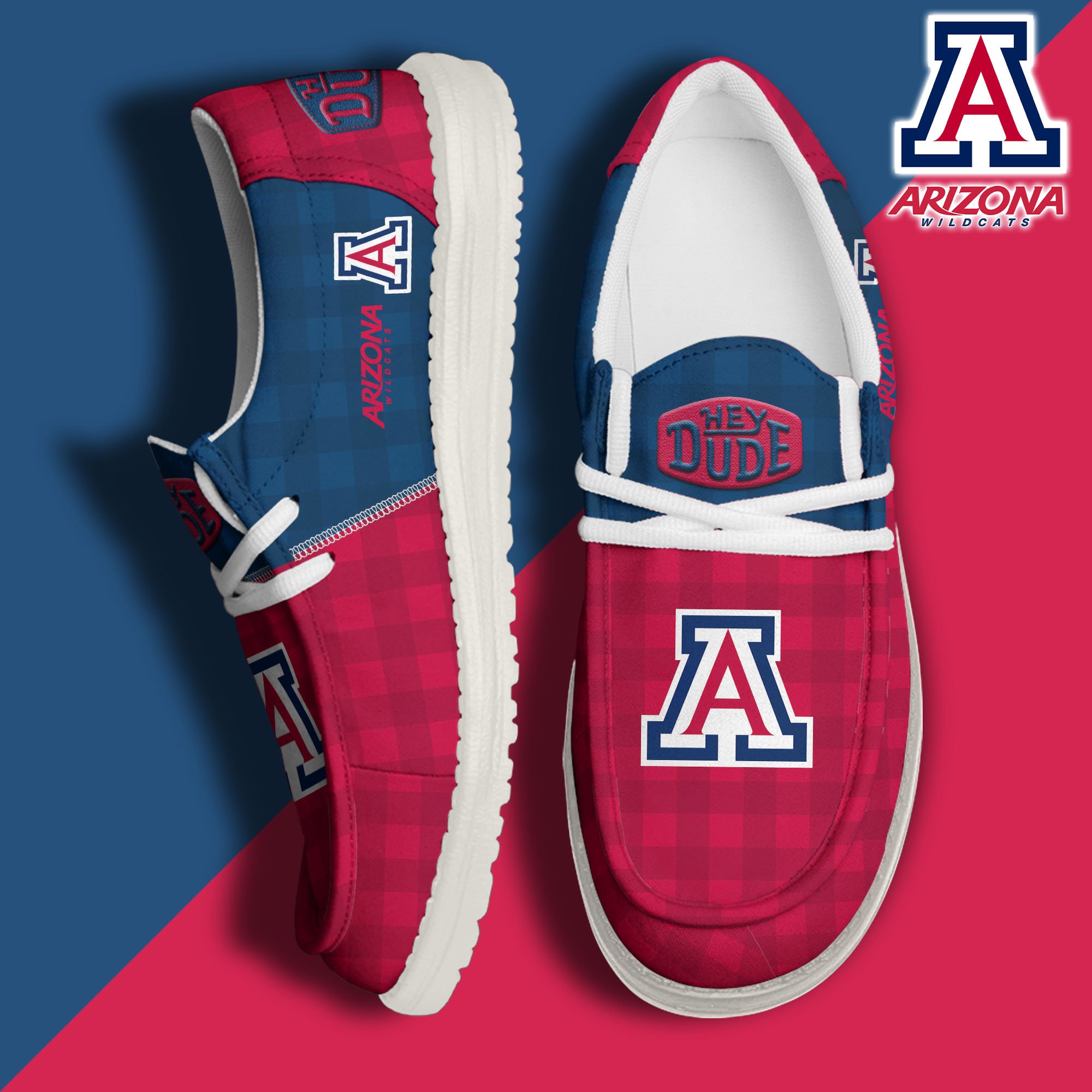 Arizona Wildcats Personalized Hey Dude Shoes For Men And Women ST6672