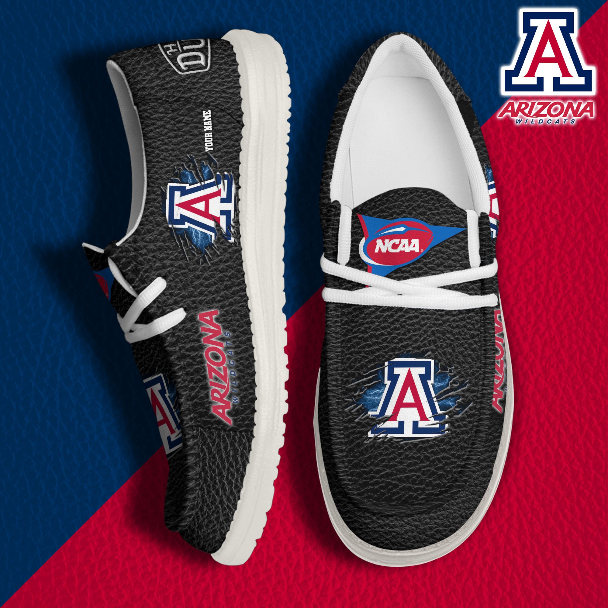 Arizona Wildcats Personalized Hey Dude Shoes For Men And Women ST6888