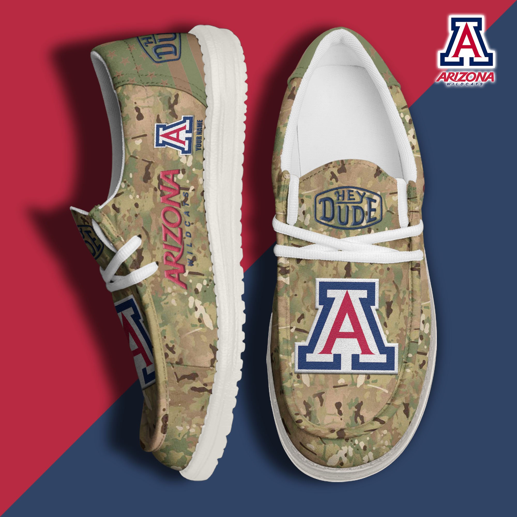 Arizona Wildcats Personalized Hey Dude Shoes For Men And Women ST7643