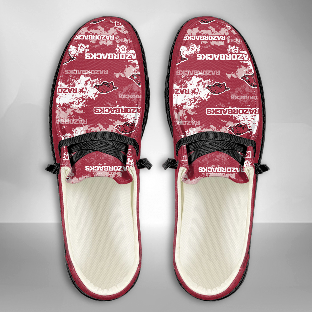 Arkansas Razorbacks NCAA Personalized Hey Dude Shoes For Men And Women ST11669