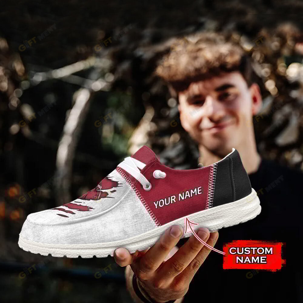 Arkansas Razorbacks Personalized Hey Dude Shoes For Men And Women ST4098