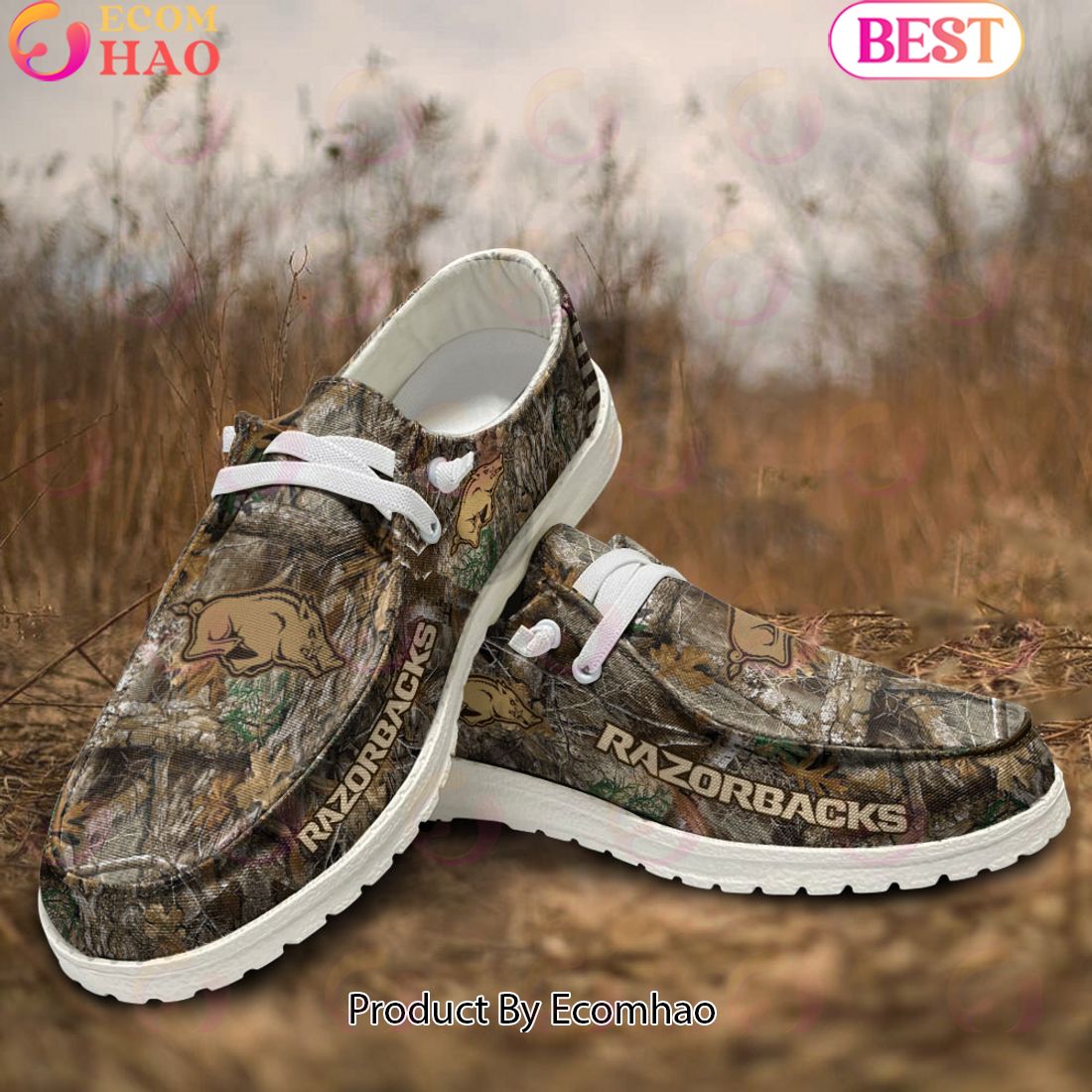 Arkansas Razorbacks Personalized Hey Dude Shoes For Men And Women ST4207