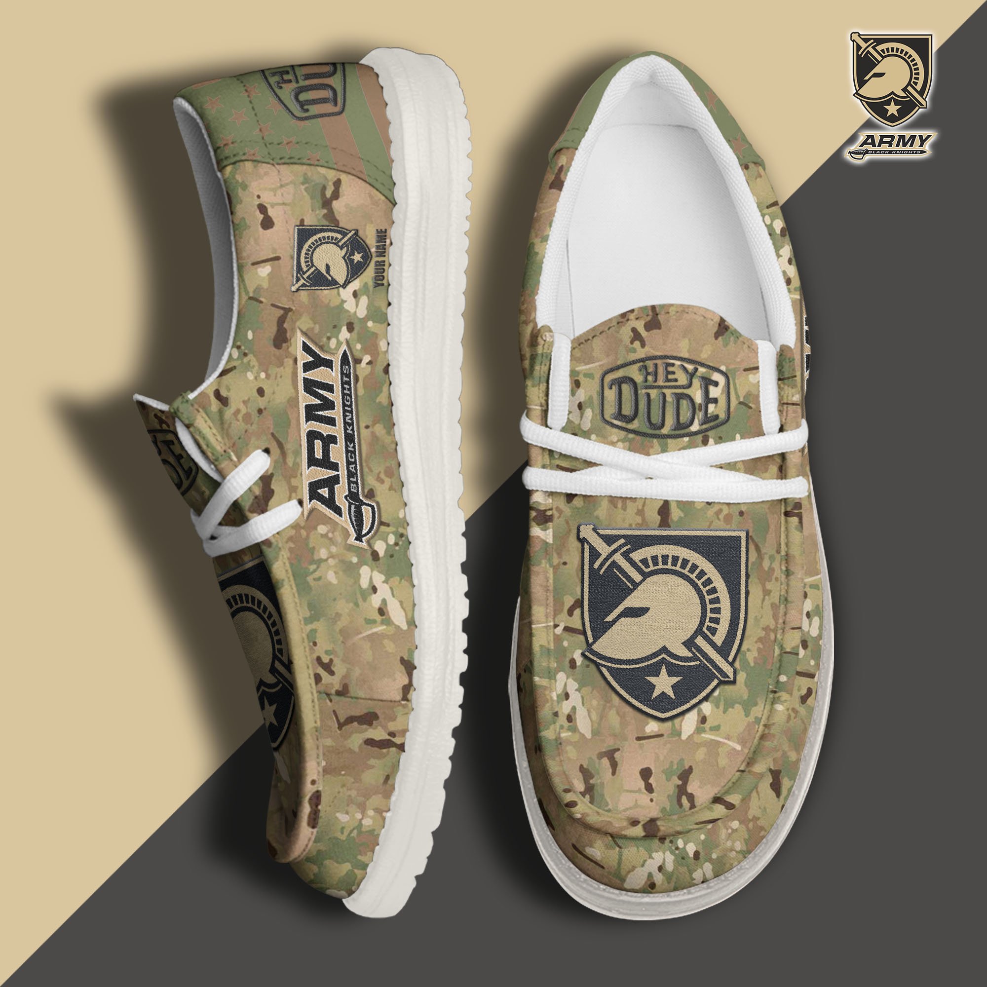 Army Black Knights Personalized Hey Dude Shoes For Men And Women ST7641