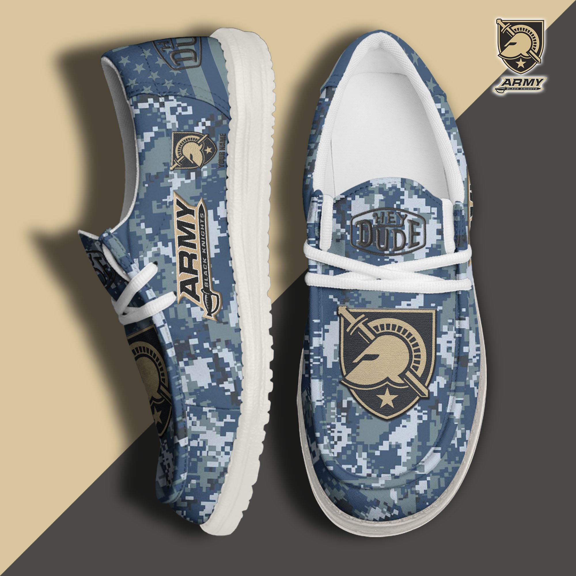 Army Black Knights Personalized Hey Dude Shoes For Men And Women ST7649