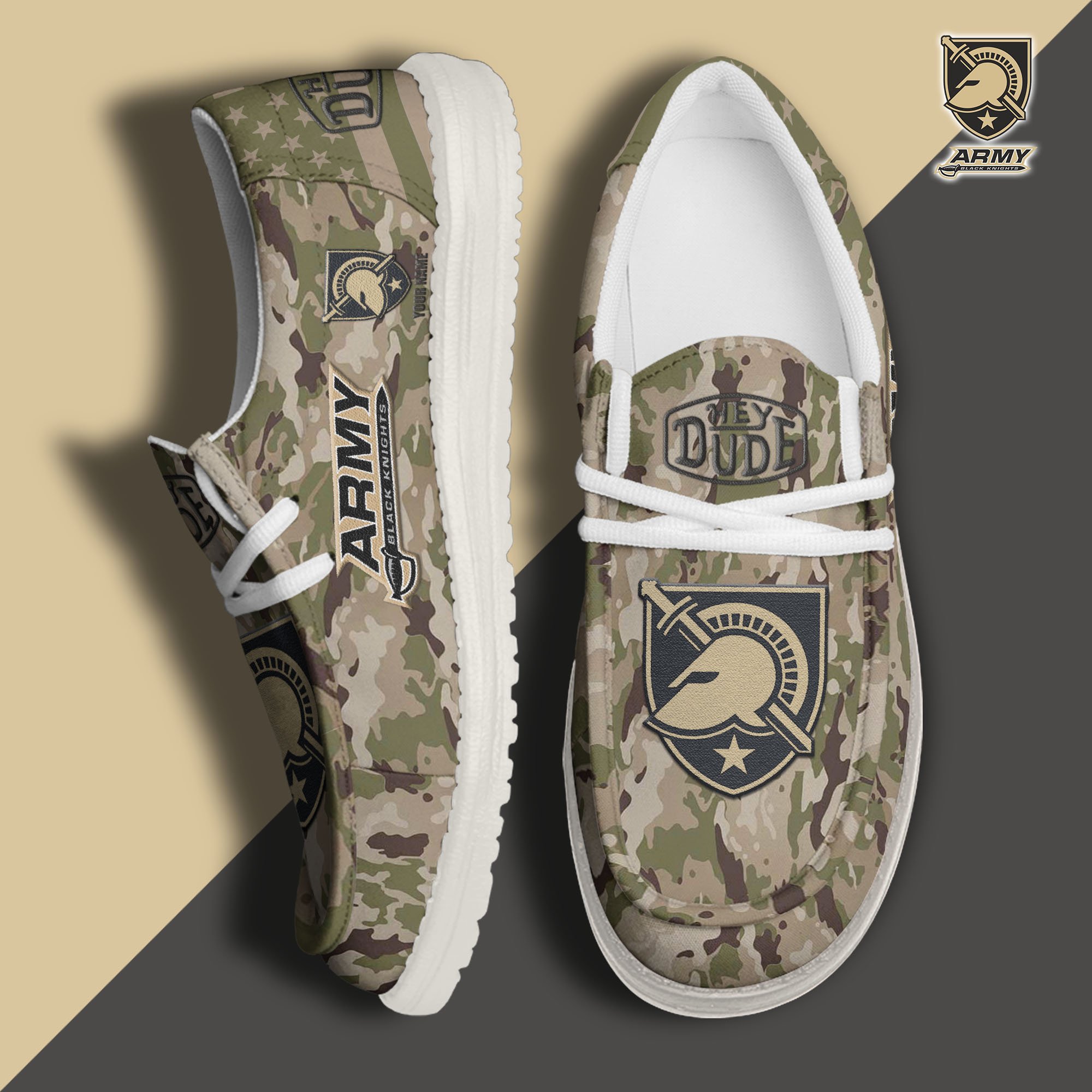 Army Black Knights Personalized Hey Dude Shoes For Men And Women ST7860