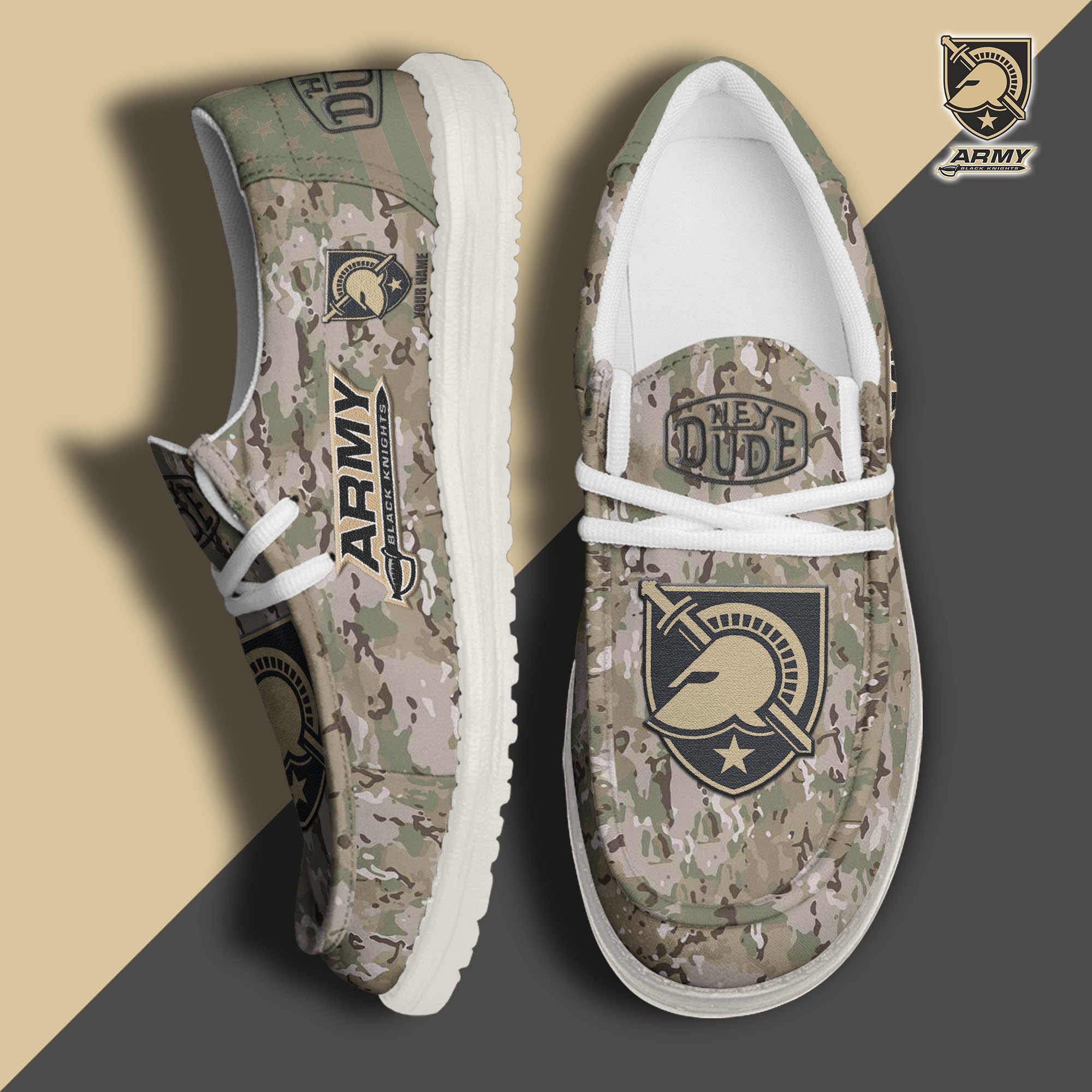 Army Black Knights Personalized Hey Dude Shoes For Men And Women ST7990