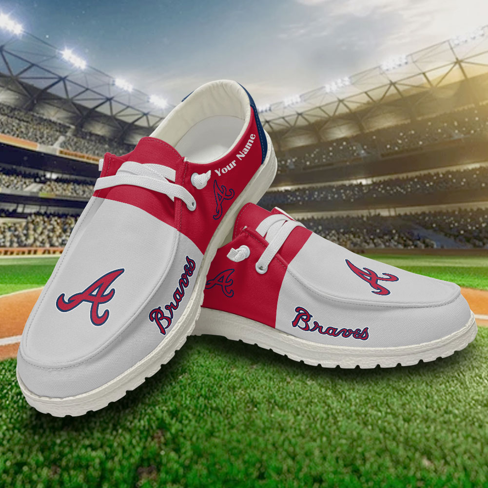 Atlanta Braves MLB Personalized Hey Dude Shoes For Men And Women ST5614