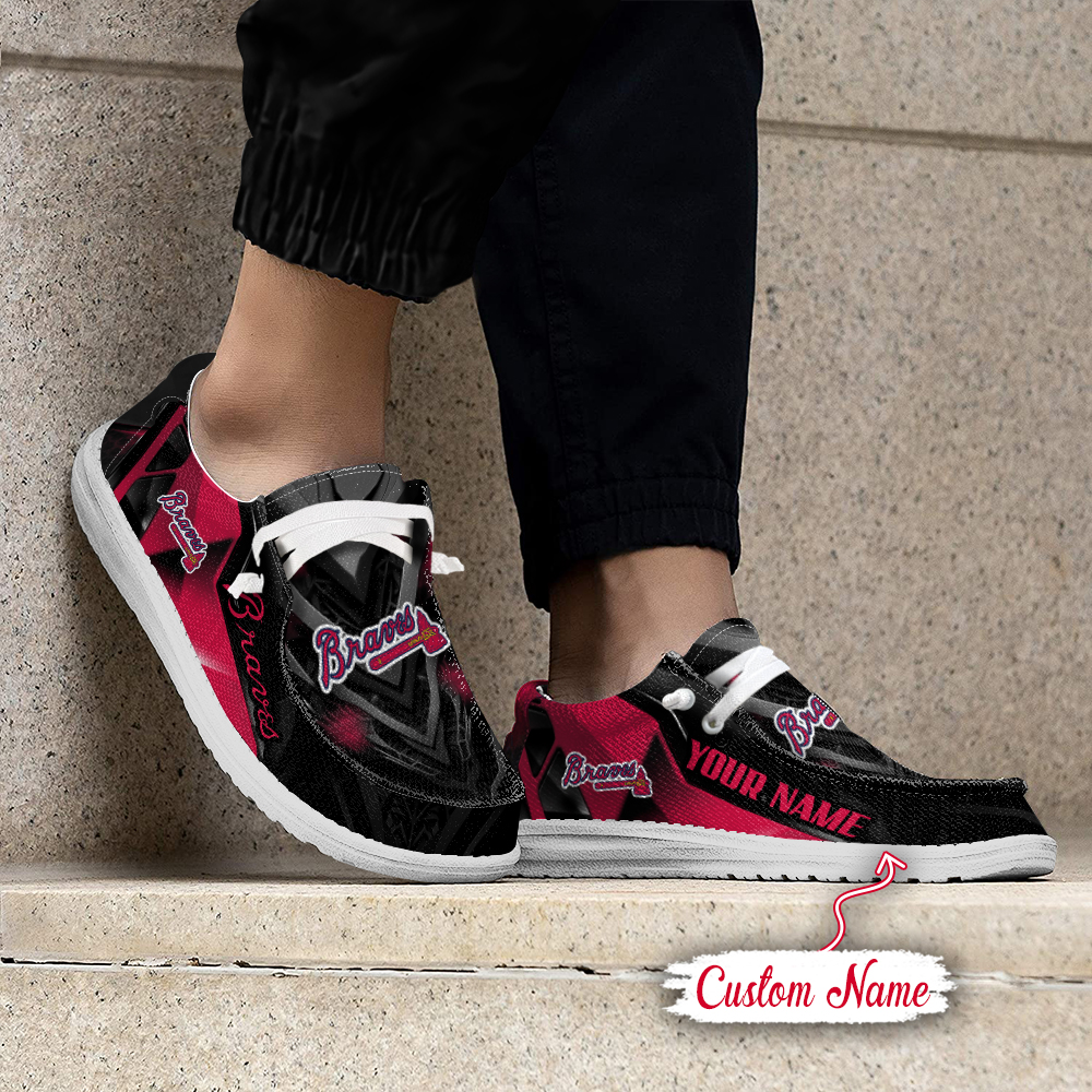 Atlanta Braves MLB Personalized Hey Dude Shoes For Men And Women ST5666