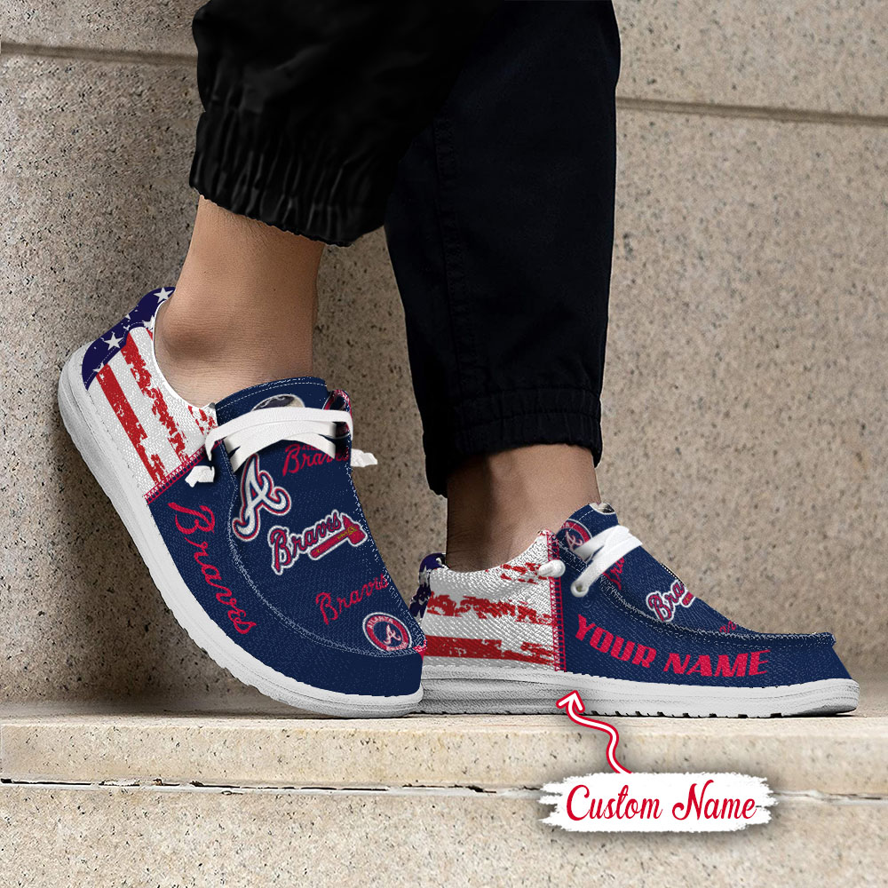 Atlanta Braves MLB Personalized Hey Dude Shoes For Men And Women ST5679
