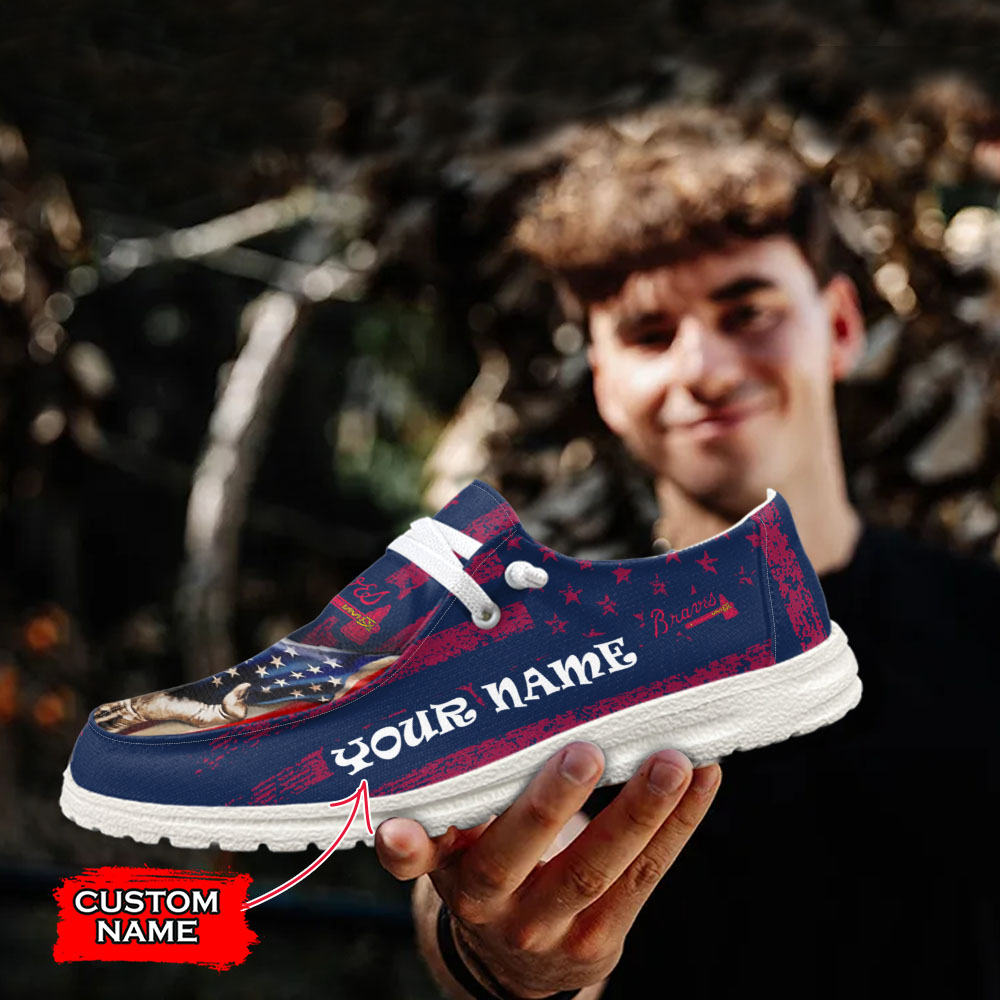 Atlanta Braves MLB Personalized Hey Dude Shoes For Men And Women ST5758
