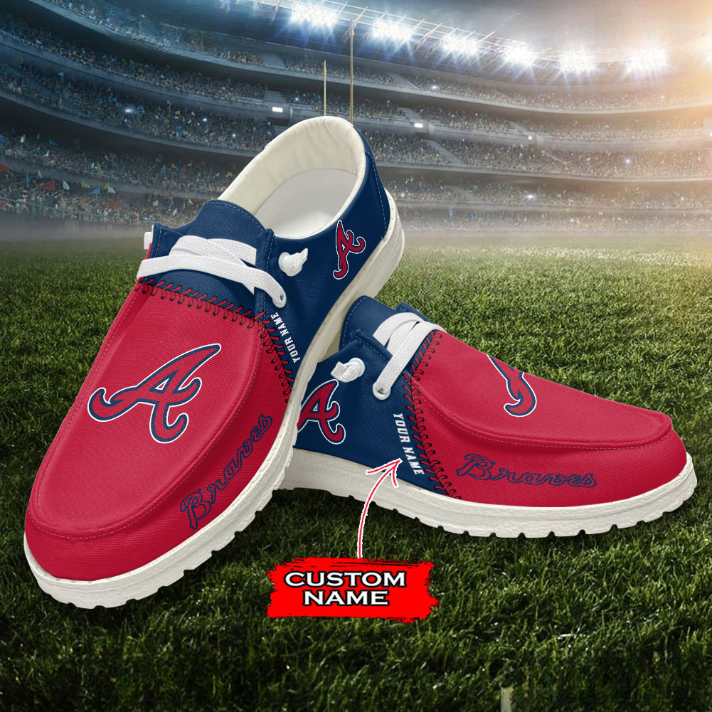 Atlanta Braves MLB Personalized Hey Dude Shoes For Men And Women ST5830