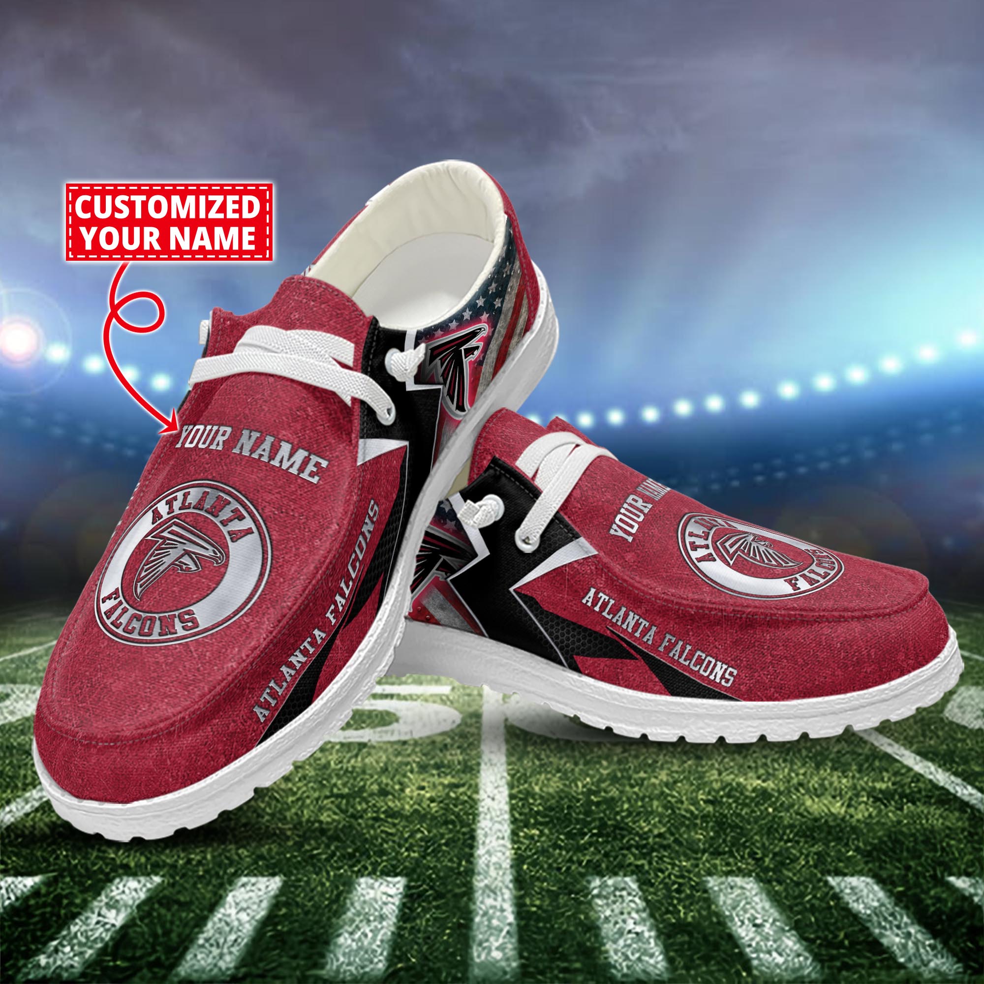 Atlanta Falcons NFL Personalized Hey Dude Shoes For Men And Women ST1167
