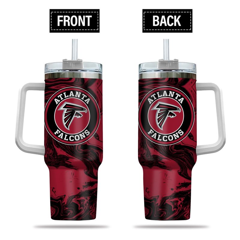 Atlanta Falcons NFL Stanley Tumbler With Handle Personalized Name St3153