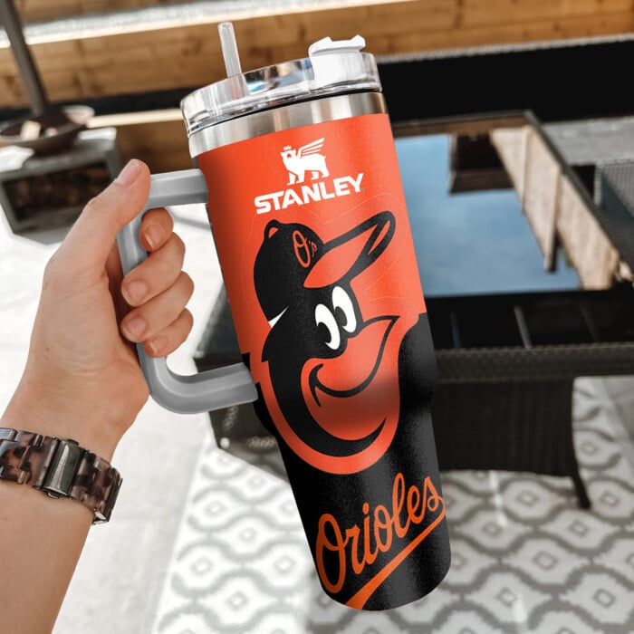 Baltimore Orioles Stanley Tumbler Personalized Name St4822