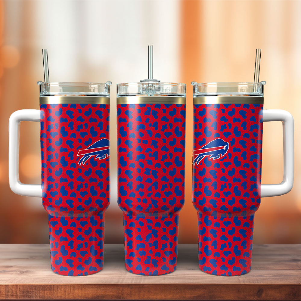 Buffalo Bills NFL Sports Stanley Tumbler With Handle Personalized Name St7814