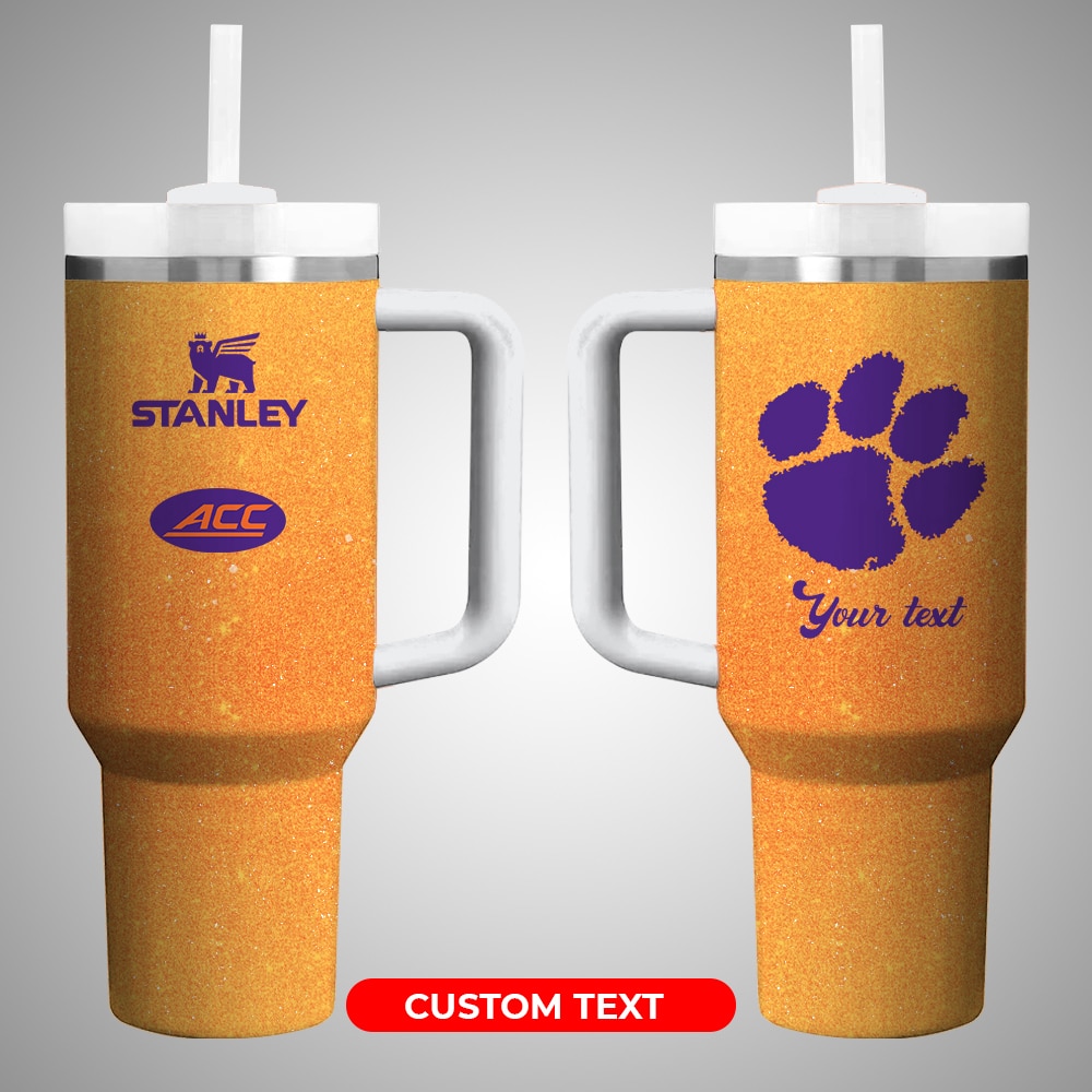 Clemson Tigers燦CAA Stanley Tumbler With Handle Personalized Name St8706
