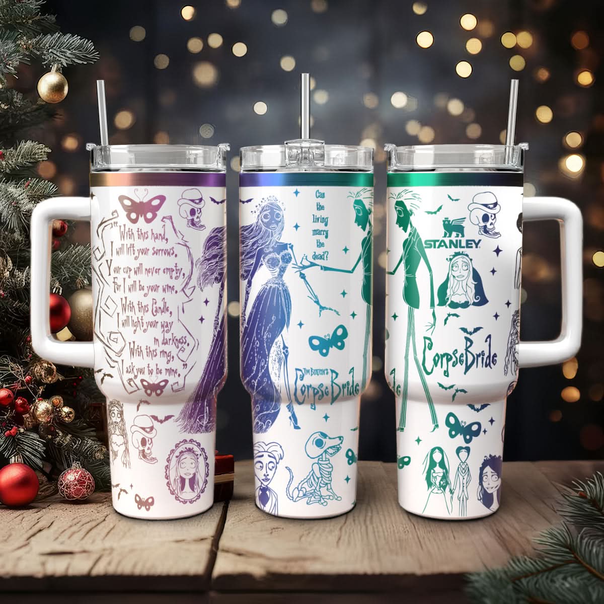 Corpse Bride Movies Stanley Tumbler With Handle Personalized Name St3183