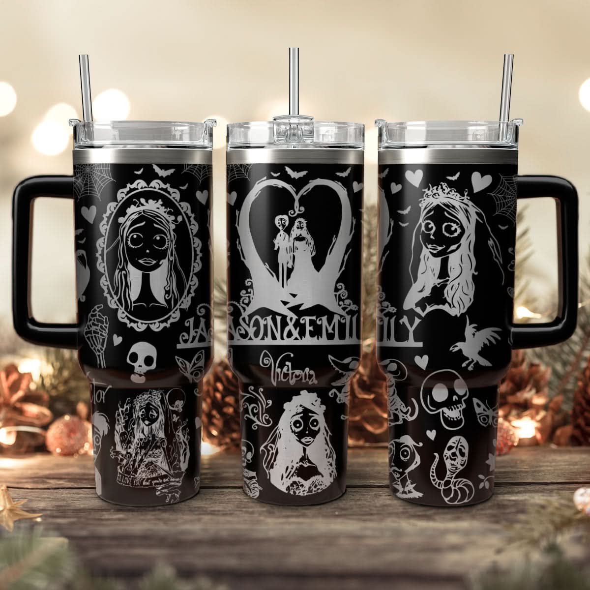 Corpse Bride Movies Stanley Tumbler With Handle Personalized Name St5987