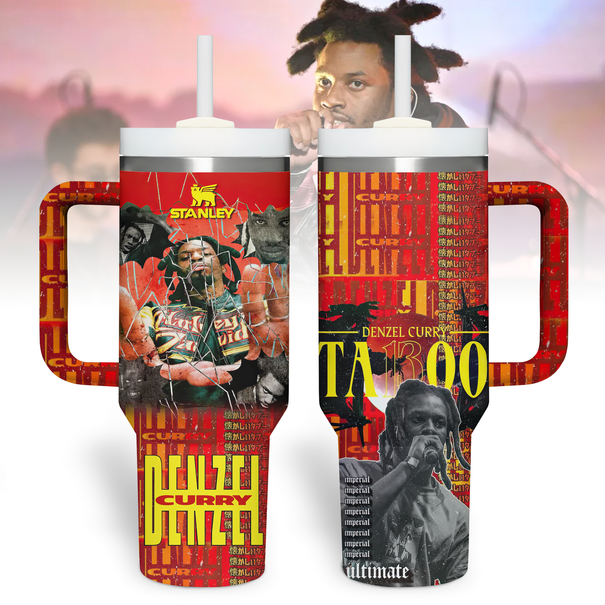 Denzel Curry Music Stanley Tumbler With Handle Personalized Name St3806
