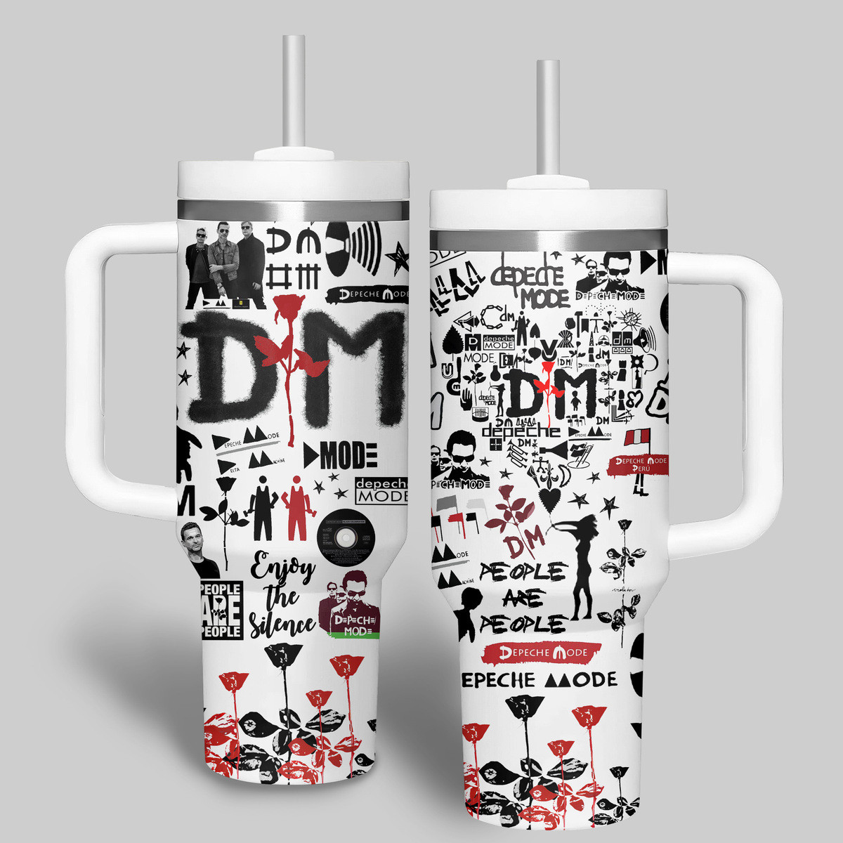 Depeche Mode Music Stanley Tumbler With Handle Personalized Name St7928