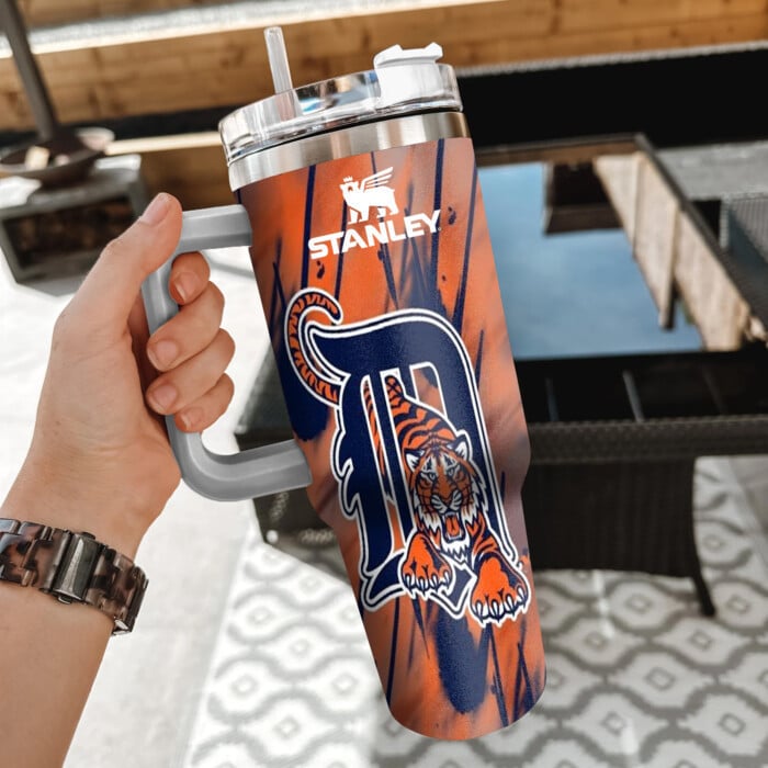 Detroit Tigers Stanley Tumbler Personalized Name St9882