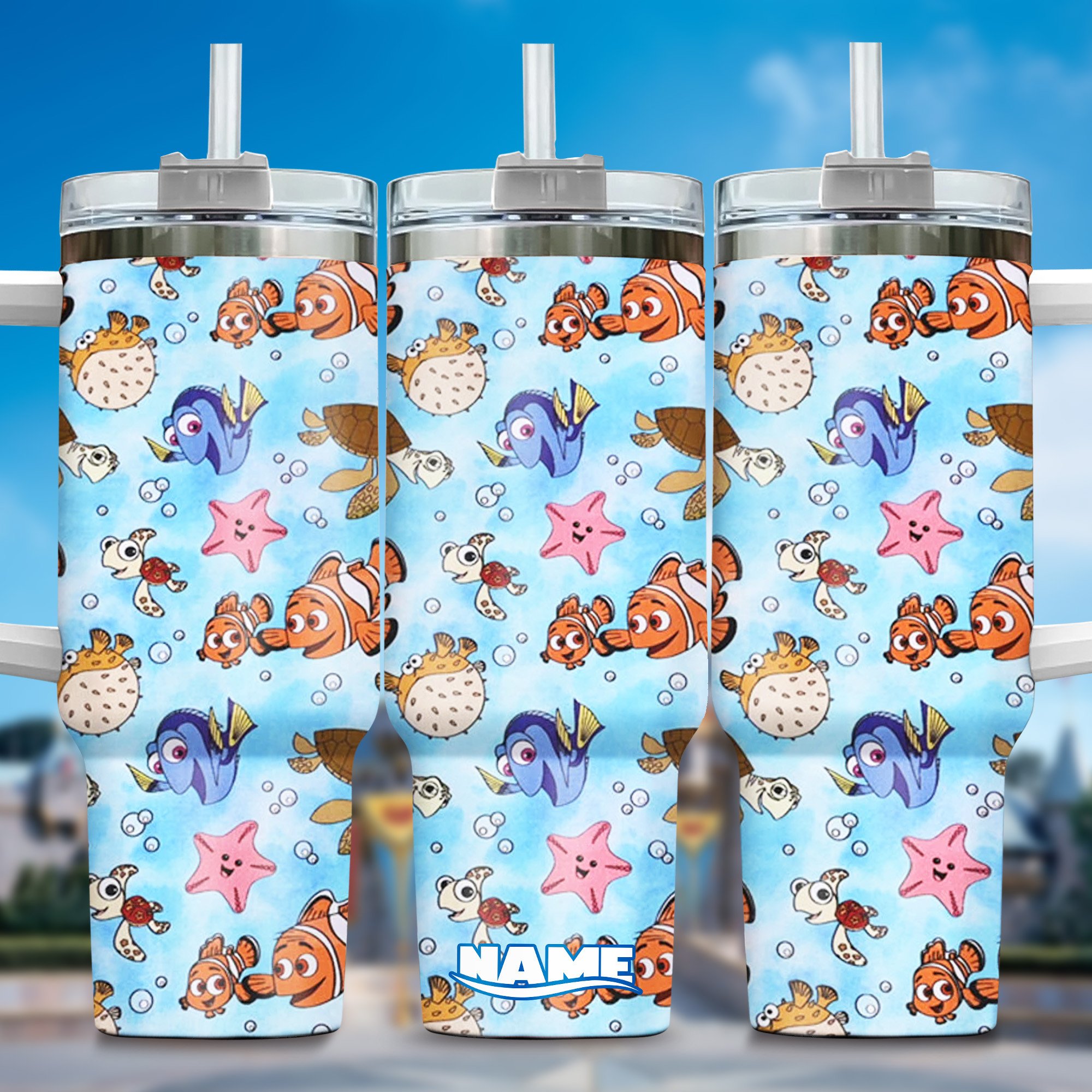 Finding Nemo Movies Stanley Tumbler With Handle Personalized Name St2402