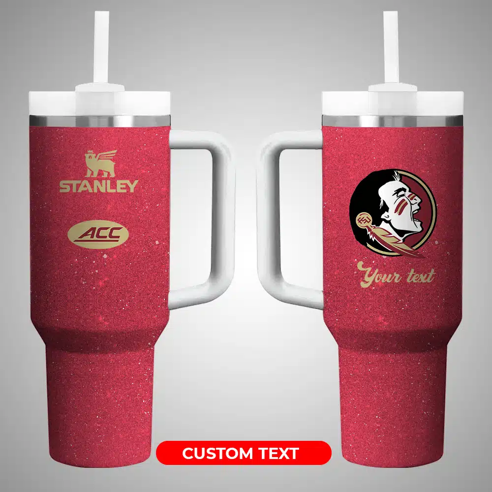 Florida State Seminoles NCAA Stanley Tumbler With Handle Personalized Name St3401