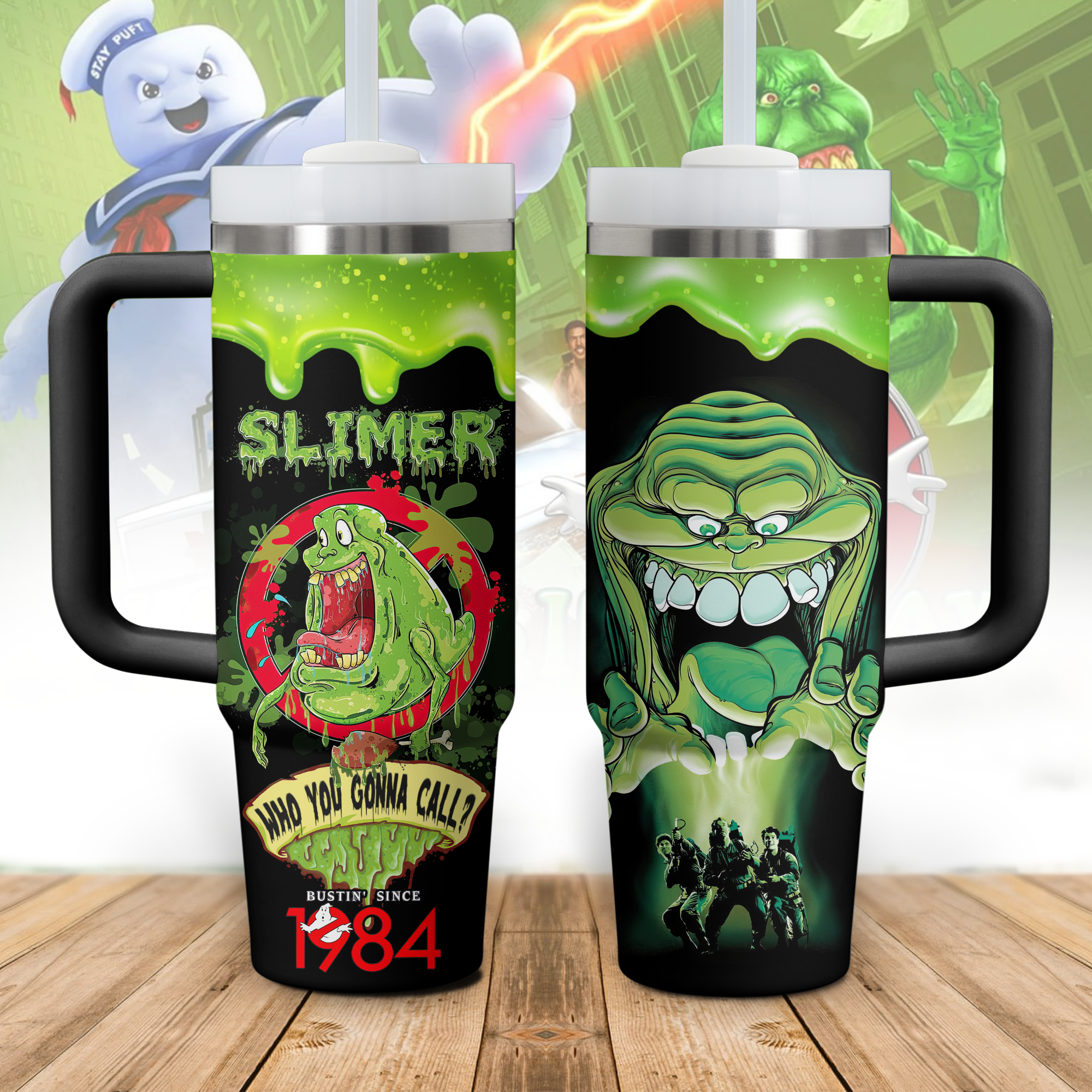 Ghostbusters Movies Stanley Tumbler With Handle Personalized Name St4820