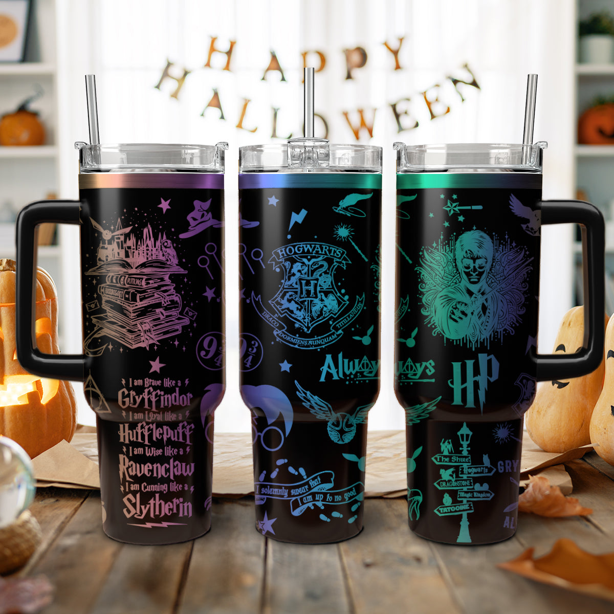 Harry Potter Movies Stanley Tumbler With Handle Personalized Name St2177