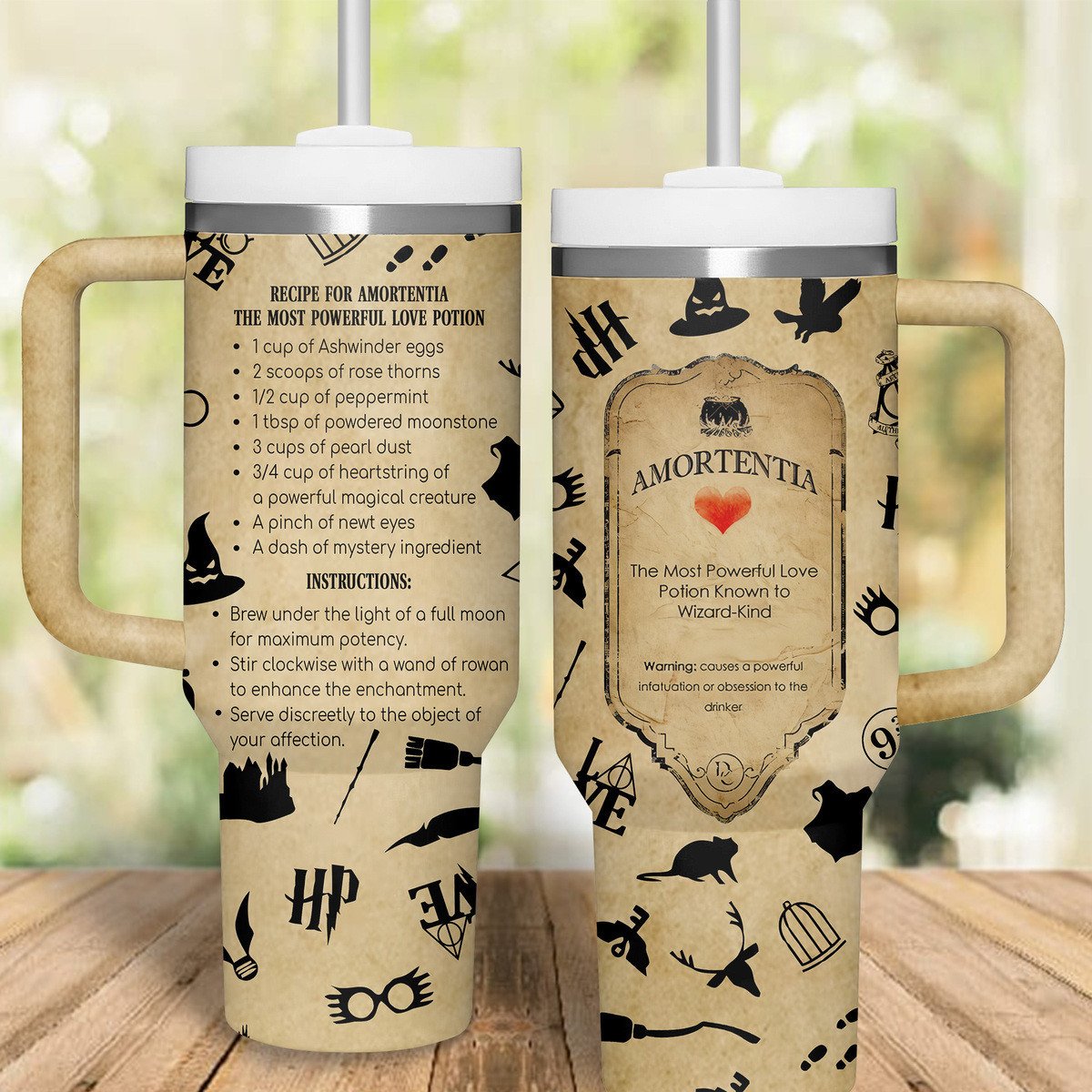 Harry Potter Movies Stanley Tumbler With Handle Personalized Name St5328