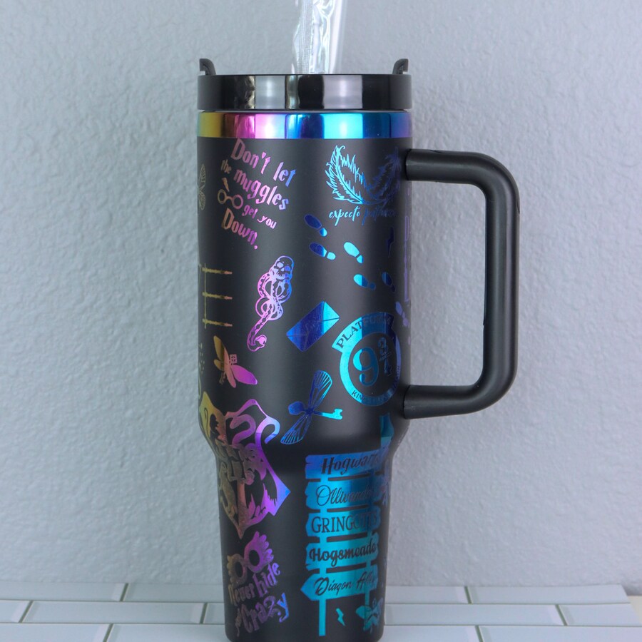 Harry Potter Movies Stanley Tumbler With Handle Personalized Name St6306