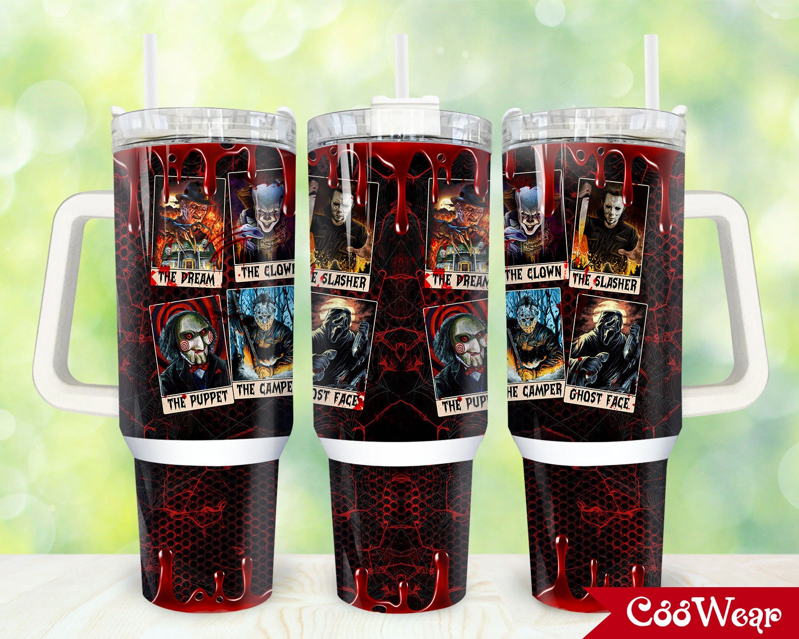 Horror Movies Characters Movies Stanley Tumbler With Handle Personalized Name St2787