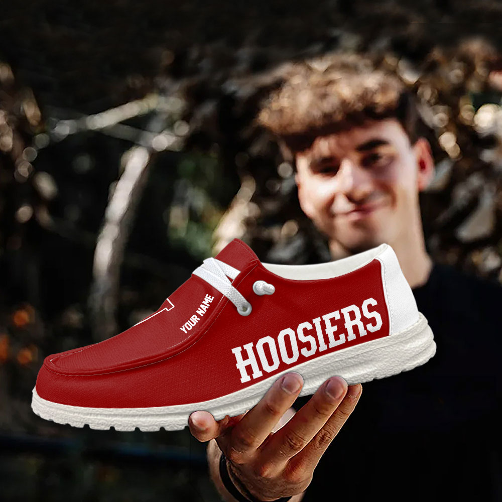 Indiana Hoosiers NCAA Personalized Hey Dude Shoes For Men And Women ST1131