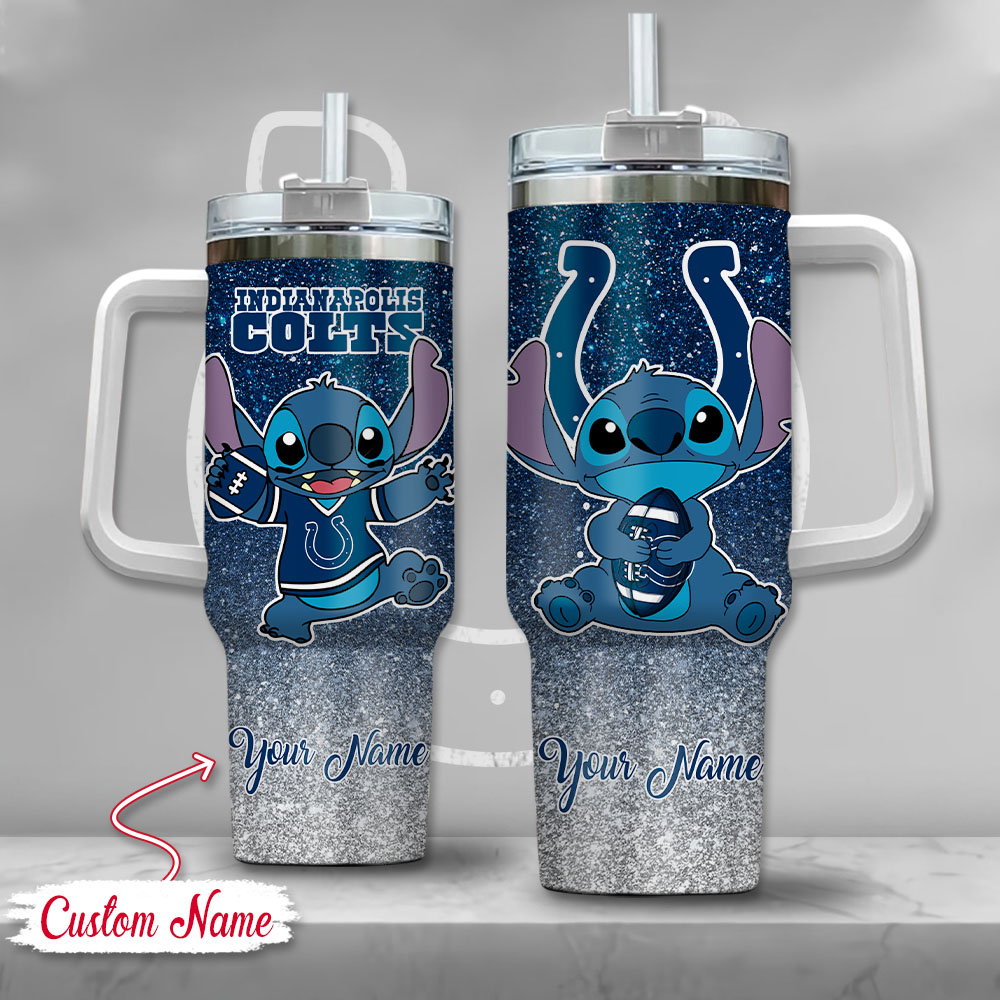Indianapolis Colts NFL Stanley Tumbler With Handle Personalized Name St7134